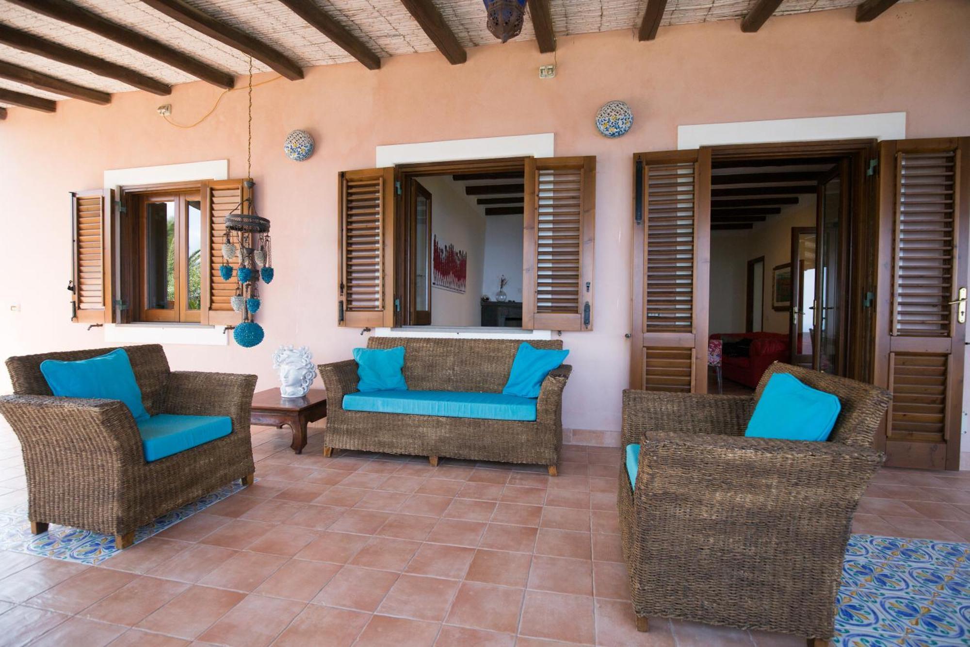 Sealight Villa Lipari - Vista E Piscina Esterno foto