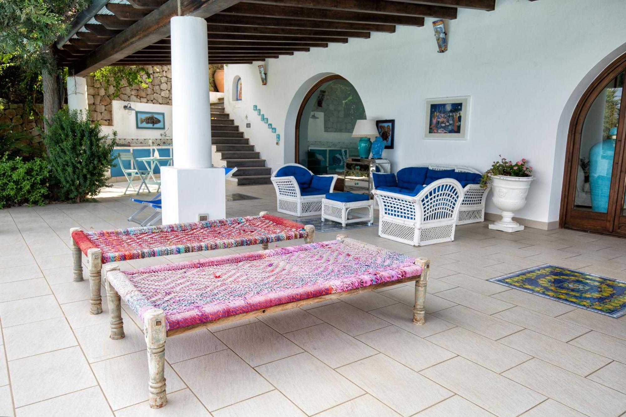Sealight Villa Lipari - Vista E Piscina Esterno foto